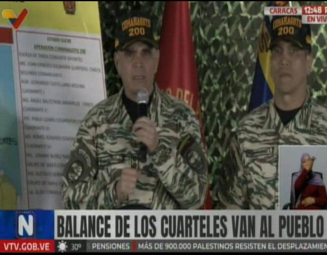 FANB ACTIVA 335 ÁREAS DE DEFENSA INTEGRAL EN TODO EL TERRITORIO NACIONAL