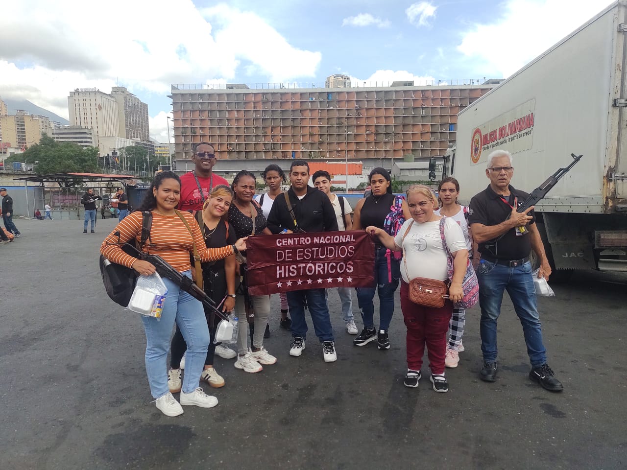 CNEH PARTICIPÓ EN LA «GRAN MARCHA POR LA SOBERANIA Y LA PAZ»