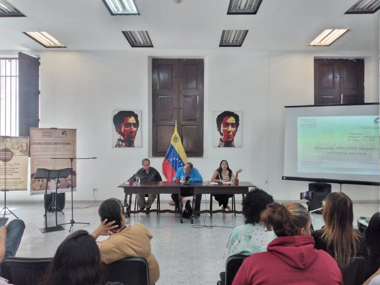CÁTEDRA FEDERICO BRITO FIGUEROA PRESENTO LA CONFERENCIA «VENEZUELA: BLOQUEOS Y AMENAZAS DE LOS SIGLOS XX Y XXI»