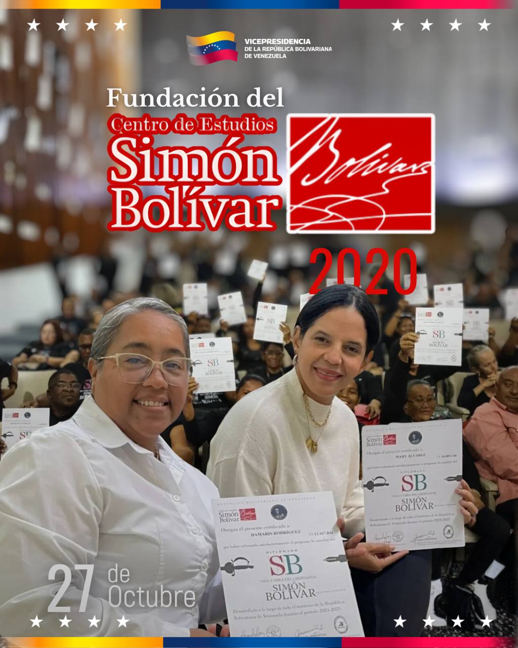 ¡FELICIDADES, CENTRO DE ESTUDIOS SIMÓN BOLÍVAR! LA FUNDACIÓN QUE RESCATA LA MEMORIA DEL LIBERTADOR ARRIBA A SU QUINTO ANIVERSARIO
