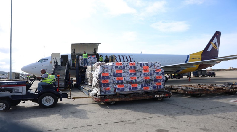 NUEVO CARGAMENTO CON MÁS DE UN MILLÓN DE VACUNAS LLEGA A VENEZUELA