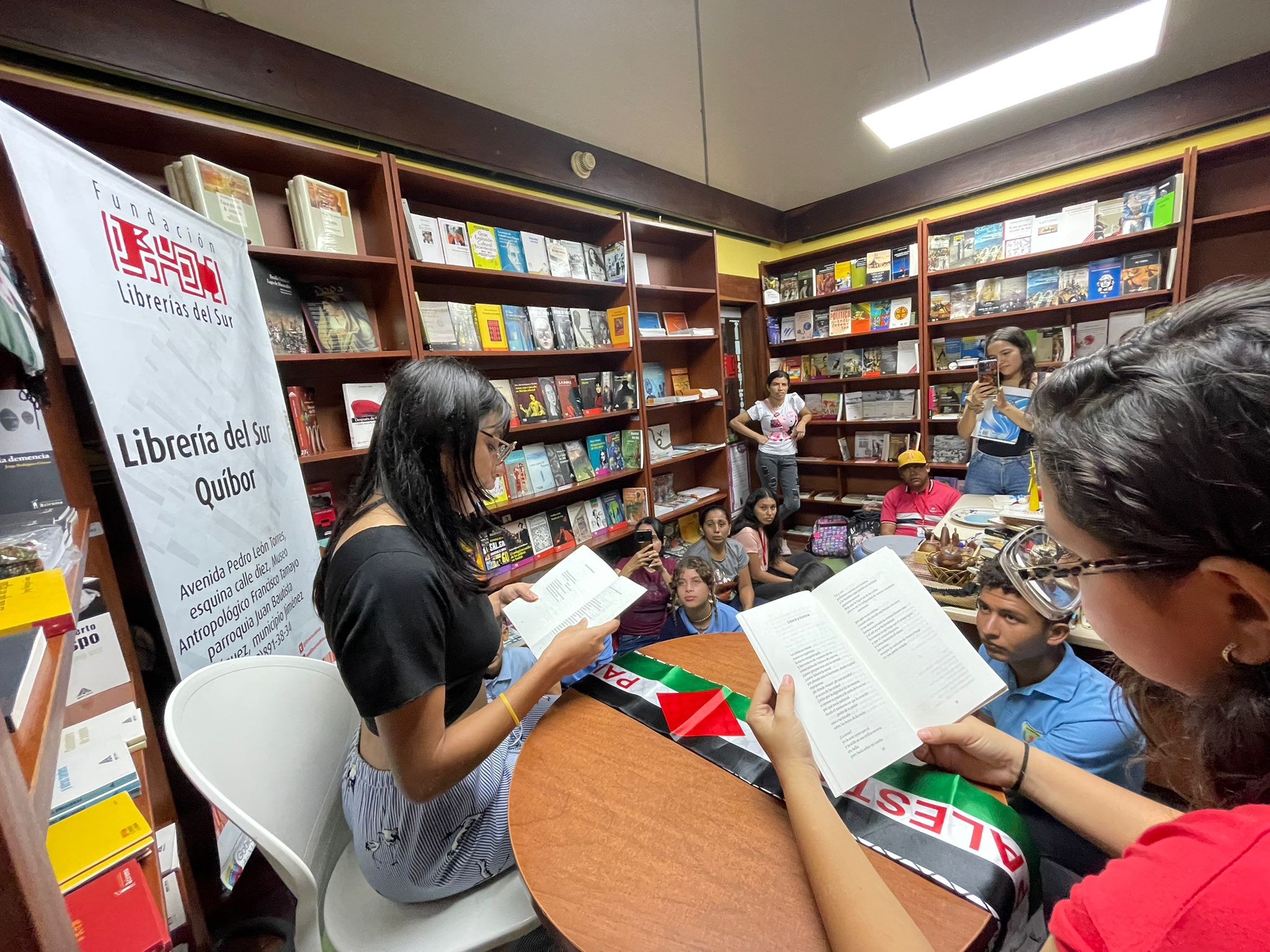 DESDE EL MUSEO ANTROPOLÓGICO DE QUIBOR LA LIBRERÍA DEL SUR CONTINÚA DANDO VOZ AL PUEBLO PALESTINO