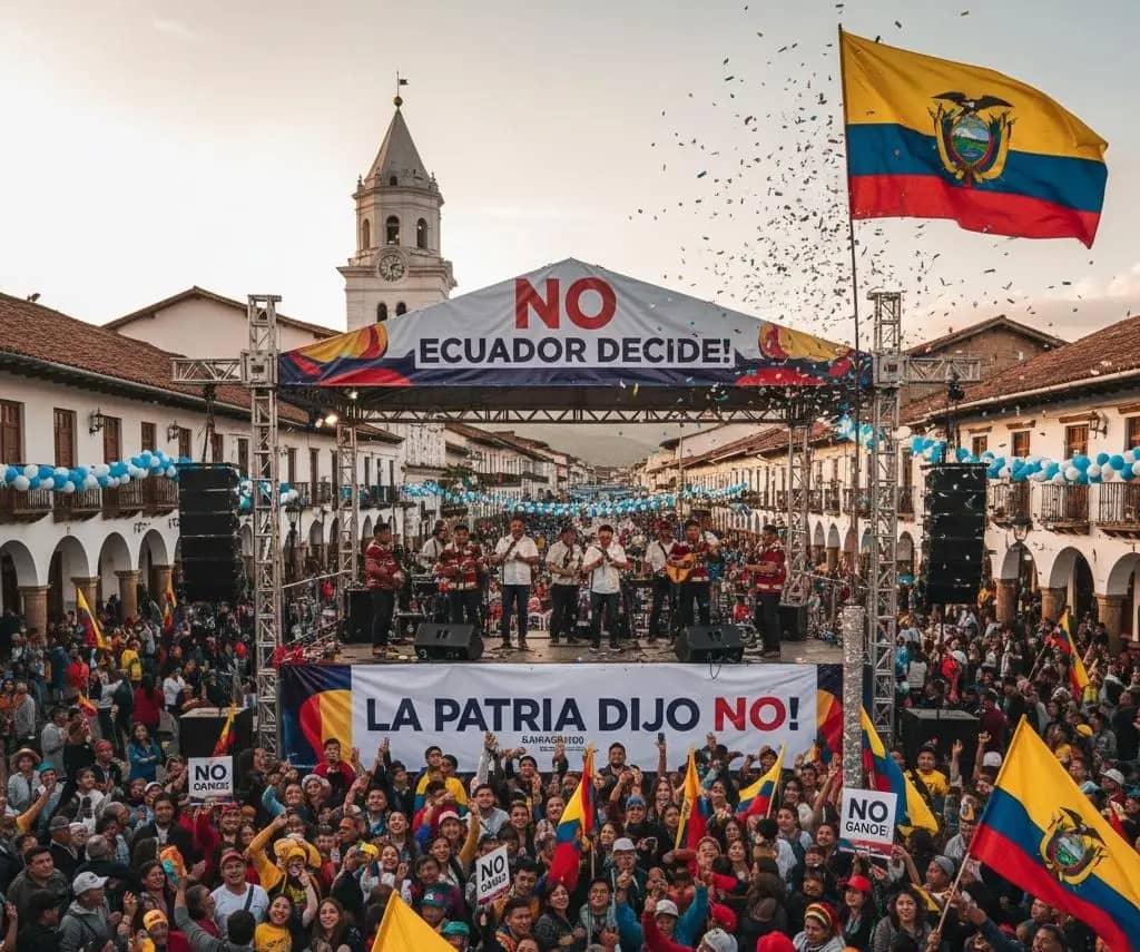 VENEZUELA FELICITÓ AL PUEBLO ECUATORIANO POR LA VICTORIA DE LA NEGATIVA EN LA CONSULTA POPULAR
