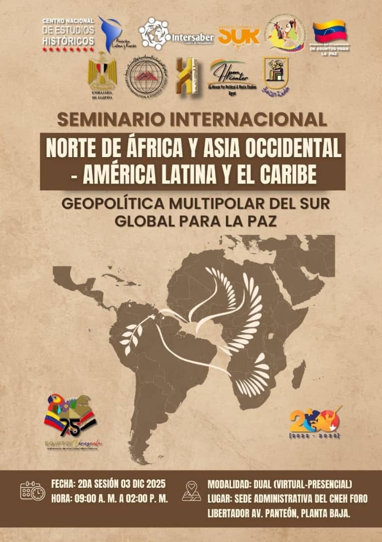 Seminario Internacional sobre Geopolítica Multipolar ¡Asiste!