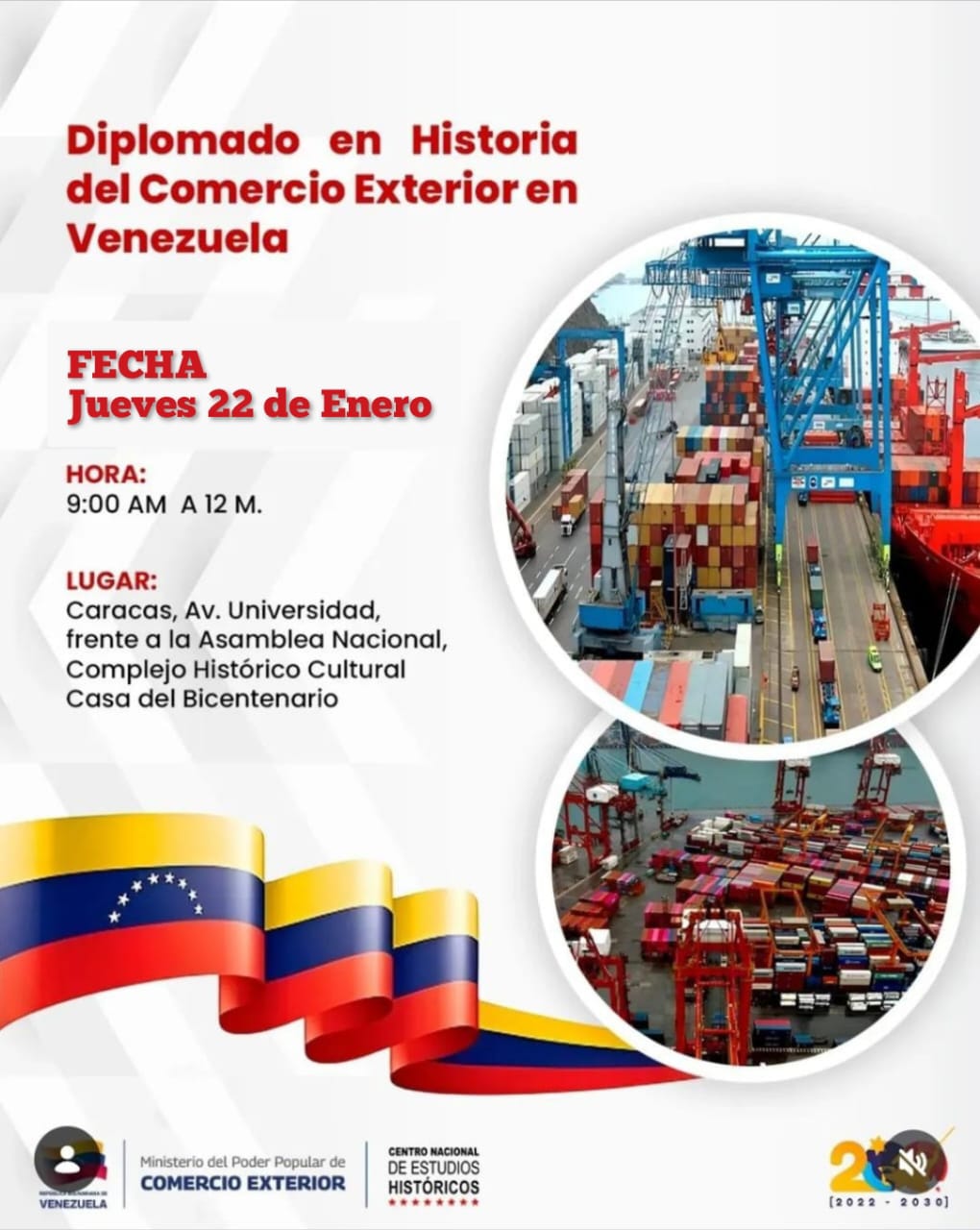 Diplomado en Historia del Comercio Exterior de Venezuela