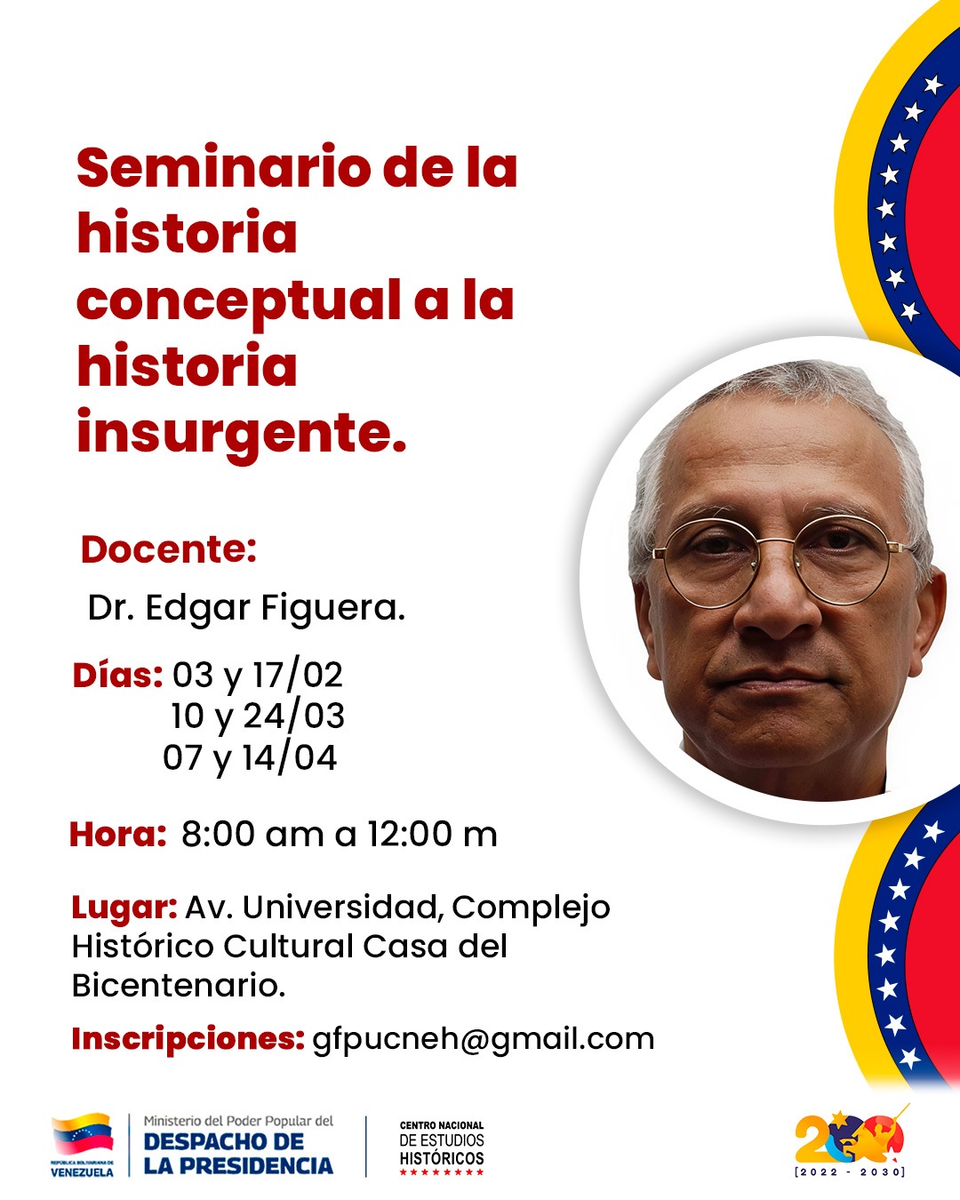 Seminario de la Historia Conceptual a la Historia Insurgente
