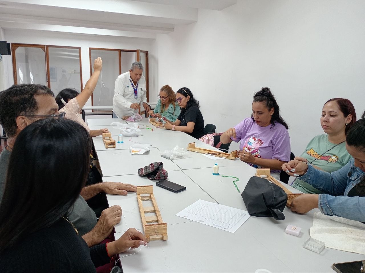 TALLER SOBRE SIMBOLOGÍA Y TÉCNICA DEL ARTE ANCESTRAL YE’KWANA REUNIÓ A PARTICIPANTES EN CASA BICENTENARIO