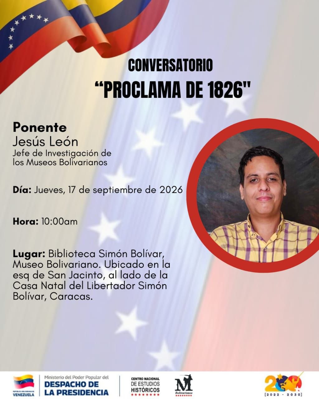 Conversatorio «Proclama de 1826»